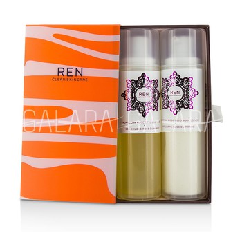 REN Morococann Rose Duo: Body Wash 200ml/6.8oz + Body Lotion 200ml/6.8oz