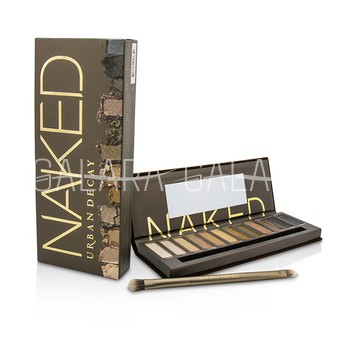 URBAN DECAY Naked Eyeshadow Palette: 12x Eyeshadow, 1x Doubled Ended Shadow/Blending Brush