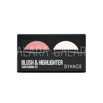 DIVAGE   blush & highlighter Contouring Kit